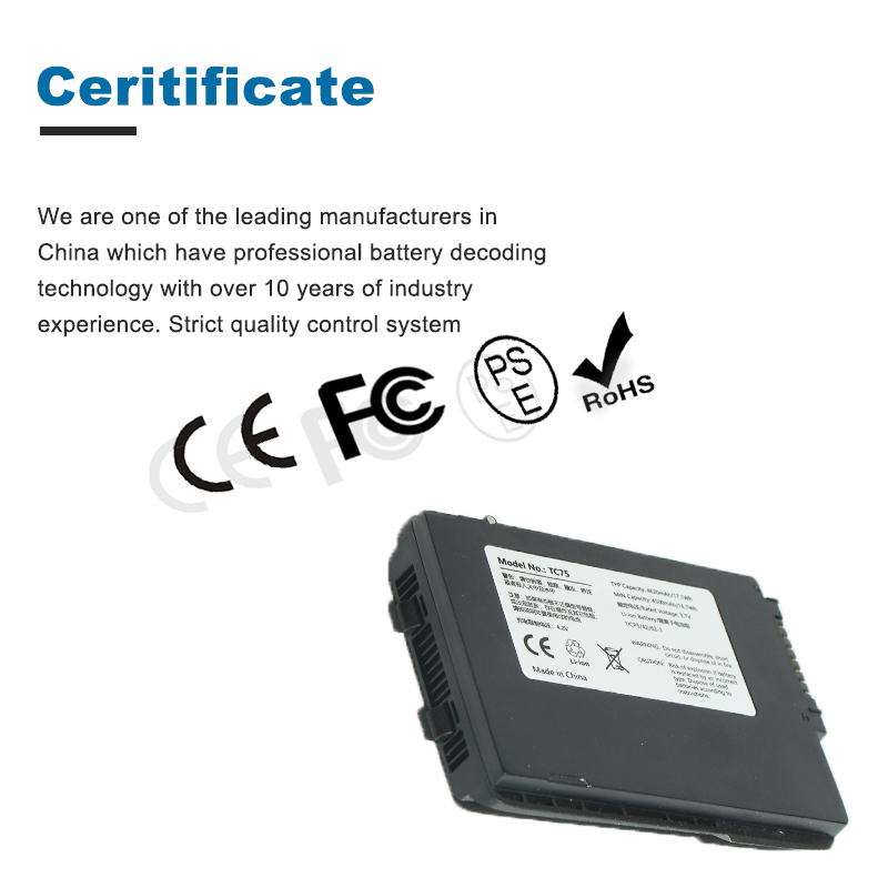 BT-000318 Battery 4500mAh for Symbol Zebra Motorola BarCode Scanner TC75 TC70 TC72 TC77 TC70X TC75X
